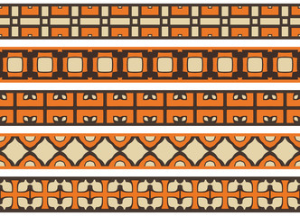 Seamless decorative borders