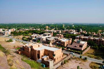 Fototapeta na wymiar View of buidings, Jodhpur, Rajasthan, India.