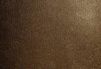 Leather with abstract pattern in brown color.