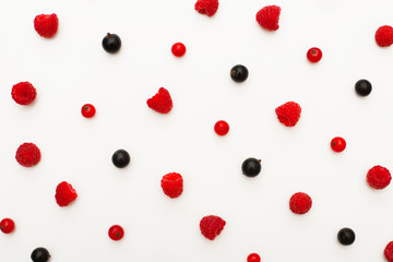 Background from mix berries, close up.