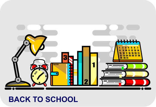 back to school, icon vector