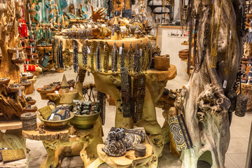 Italy, Venice,  objects in a souvenir shop