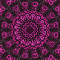 3d effekt - abstrakt lila polygonal illustration
