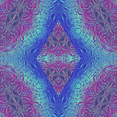 abstrakt symmetrisch lila blau farbverlauf muster