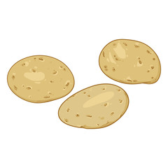 Vector Cartoon Potato