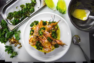 King Prawns with Peanut Sauce