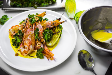 King Prawns with Peanut Sauce
