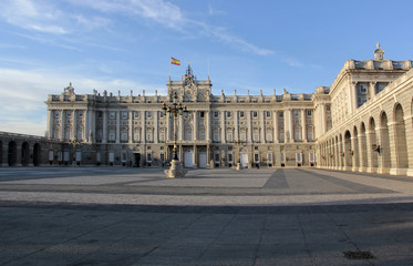 Fototapeta premium coucher de soleil sur le palais