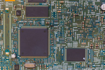 Close-up of electronic board