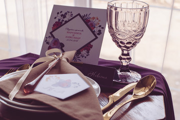 elegant table setting