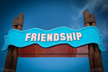 Street Sign to Friendship