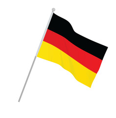 Germany national flag. vector illustration