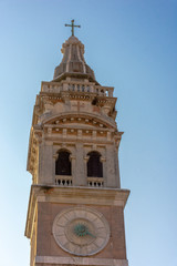 Italy, Venice, details and view of buildings in typical Venetian style.