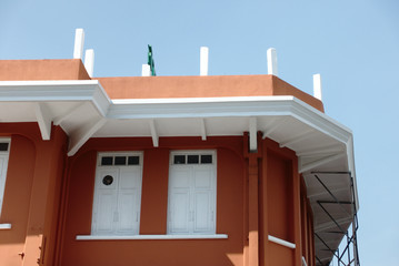 old building and sky