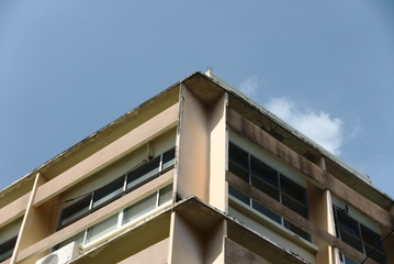 old building and sky