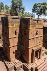 Felsenkirche in Lalibela, Äthiopien