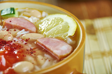 Cajun Sausage, White Bean and Rice Stew