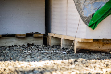 Building materials, aerated concrete blocks, foam blocks and bricks for construction of buildings....