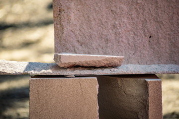 Building materials, aerated concrete blocks, foam blocks and bricks for construction of buildings....
