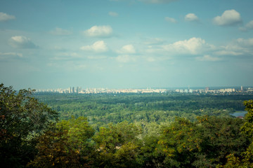 Fototapeta na wymiar View of the Big City
