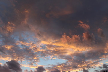 Obraz premium céu, nuvens, cor, pôr-do-sol, papel de parede, edição