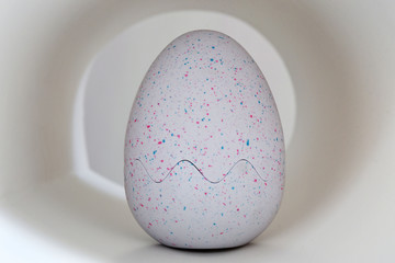 Easter Egg. Easter egg with the inscription .Easter ideas. Happy Easter.