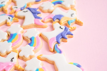 Unicorn sugar cookies