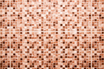 Beige brown square mosaic for textural background