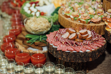 festive catering food