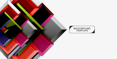 Abstract arrows composition background