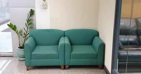 sofa in living room