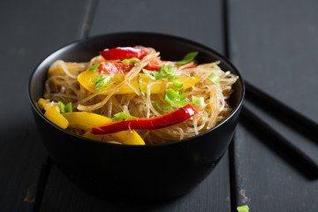 Korean Bean Noodle with Chapche Sauce