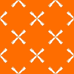 Fototapeta premium Spanner pattern vector orange for any web design best