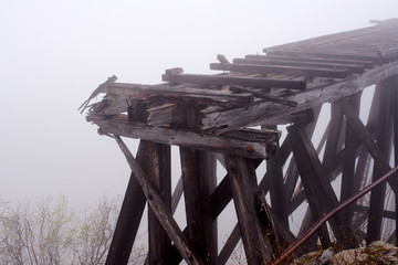 Alaska - Alte Bahnbrücke