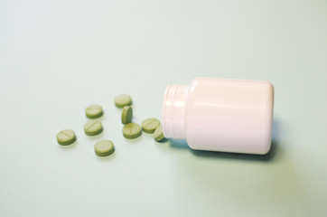 pills spilled out of the package