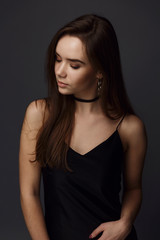 Naklejka premium Beauty portrait of female
