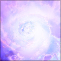 swirling sky background with clouds / beautiful watercolor clouds background, spring sunset,...