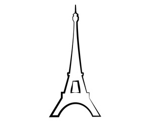 Torre Eiffel logo vettoriale - Parigi, Francia 