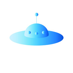 UFO icon vector