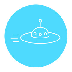 UFO icon vector
