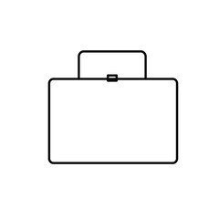 bag simple line icon