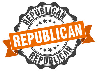 republican stamp. sign. seal