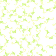 Spring camouflage of various shades of green, white and yellow colors