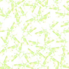 Spring camouflage of various shades of green, white and yellow colors