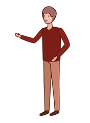 young man avatar character