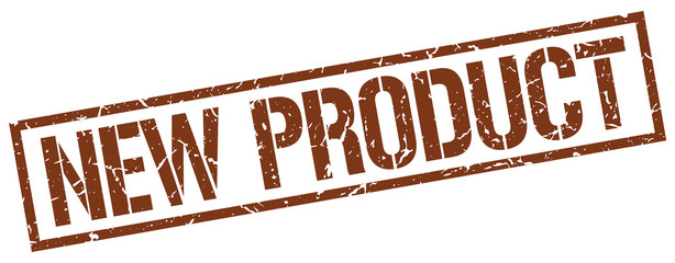 new product brown grunge square vintage rubber stamp