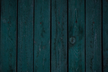 Fototapeta na wymiar Vintage wooden dark blue horizontal boards. Front view. Background for design.