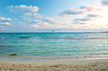 Fototapeta na wymiar Image of breathtaking Landa beach in Agia Napa
