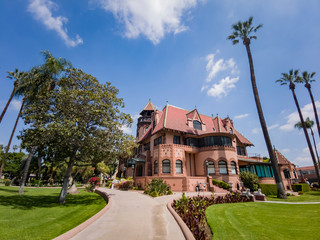 Exterior view of Doheny Mansion of Mount Saint Mary's University