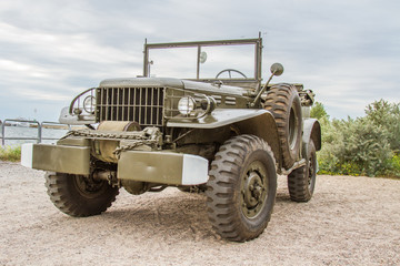 American military vehicle Dodge WC 57 command used in  World War II 